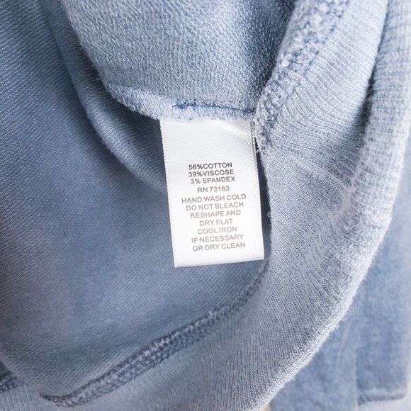 Grey & Gray Blue Star Embroidered Hooded Top - Picture 8 of 8